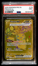 Pikachu ex Gold Card Prismatic 179/131, PSA 9 Pokemon Card