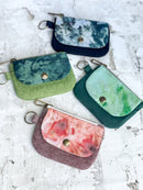 Hand Dyed Keychain Wallet