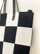 Checkered Crossbody Tote