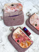 Hand Dyed Keychain Wallet