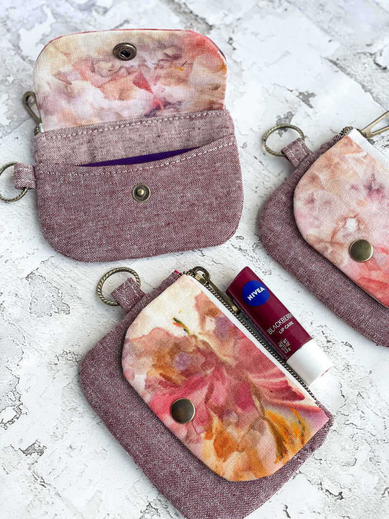 Hand Dyed Keychain Wallet