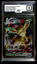 Leafeon VMAX Evolving Skies 008/203, PG Grading 9 Pokemon Card