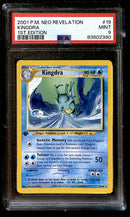 Kingdra 1st Edition Neo Revelation 19/64, PSA 9 Pokemon Card