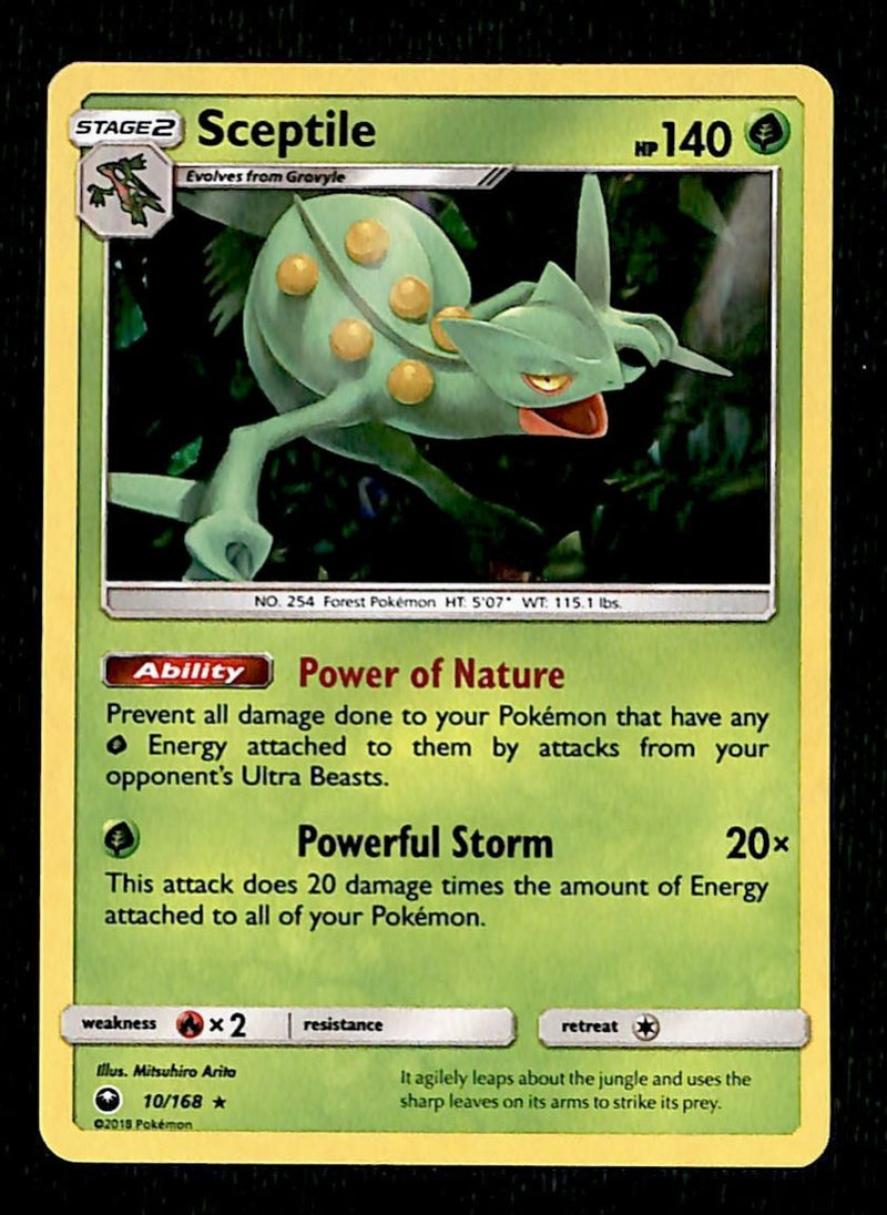 Sceptile Holo Celestial Storm 10/168, EX Pokemon Card