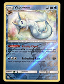 Vaporeon Reverse Holo Cosmic Eclipse 42/236, NM Pokemon Card