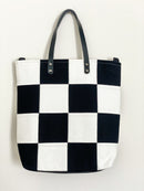 Checkered Crossbody Tote