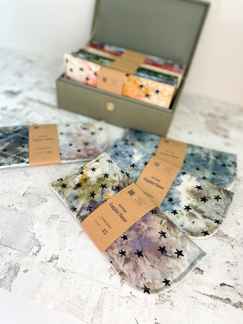 Hand Dyed Eye Glass Sleeve