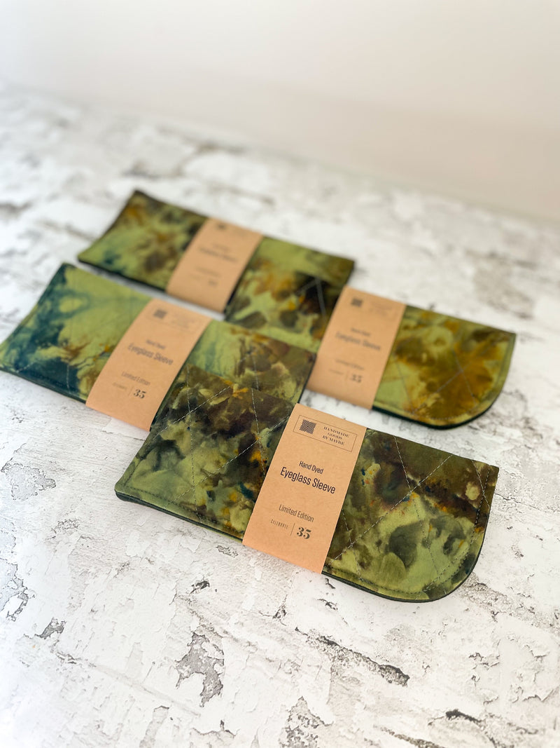 Hand Dyed Eye Glass Sleeve
