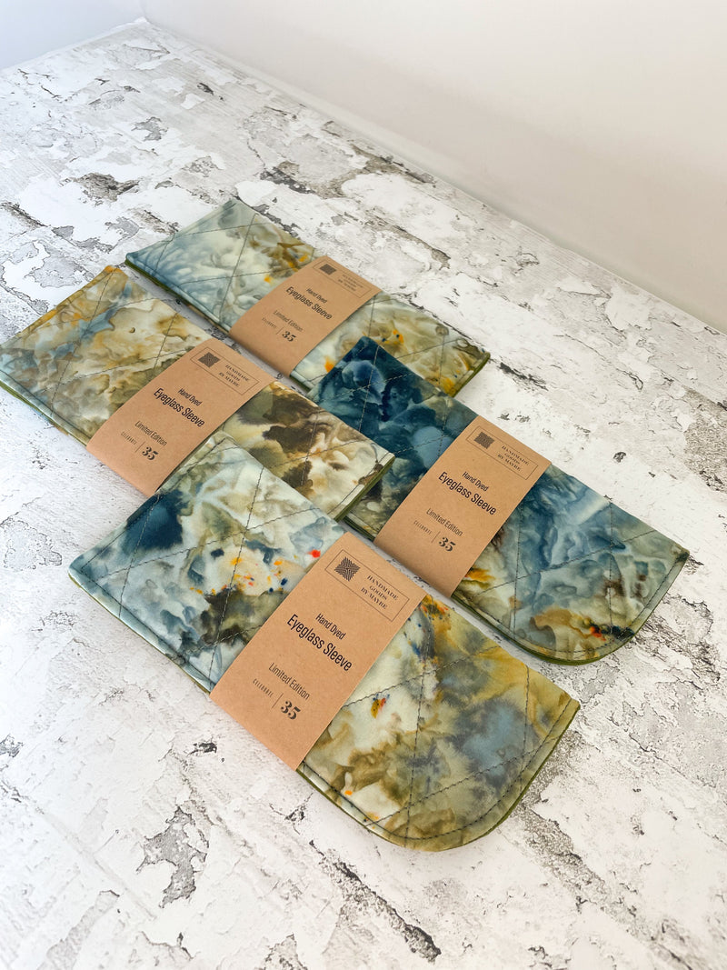 Hand Dyed Eye Glass Sleeve