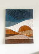 Quilted Wall Hanging in Earth & Sea