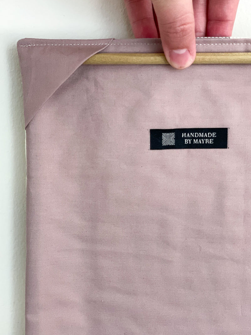 Check Wall Quilt Lavender 2