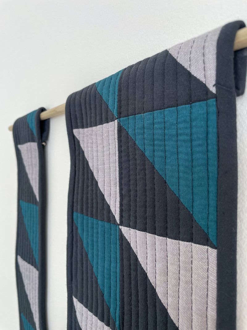 Grace Wall Quilt Blue