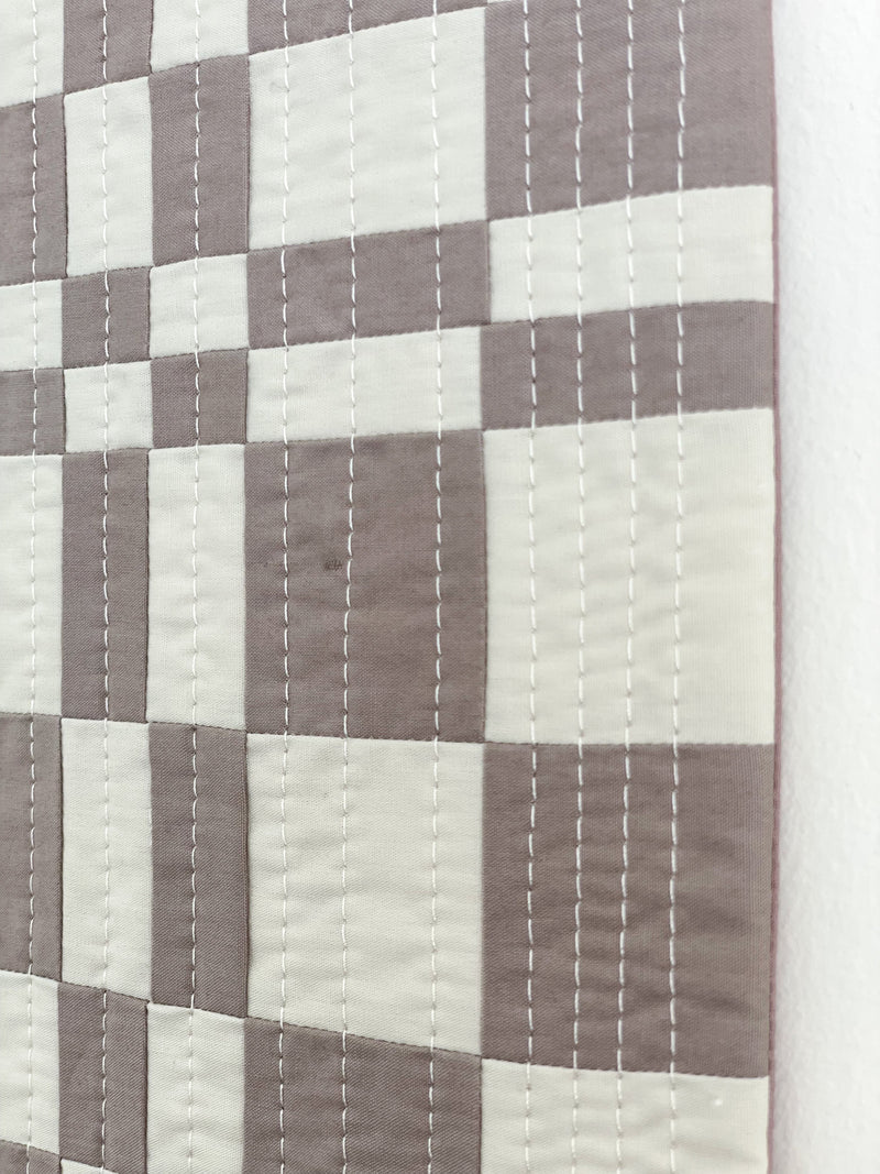 Check Wall Quilt Lavender 3