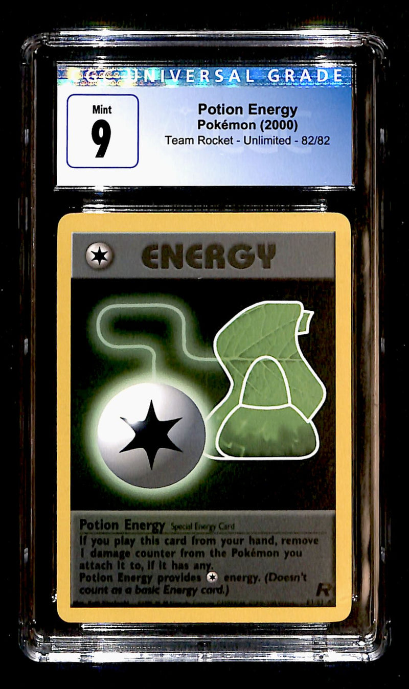 Potion Energy Team Rocket 82/82, CGC 9 Pokemon Card