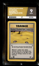 Rockets Minefield Gym 1st Edition Gym Challenge 119/132, ACE 9 Pokemon Card