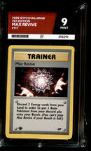Max Revive 1st Edition Gym Challenge 117/132, ACE 9 Pokemon Card