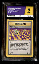 Warp Point 1st Edition Gym Challenge 126/132, ACE 9 Pokemon Card
