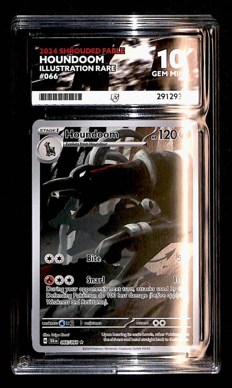 Houndoom Illustration Rare Shrouded Fabel 066/064, ACE 10 Pokemon Card