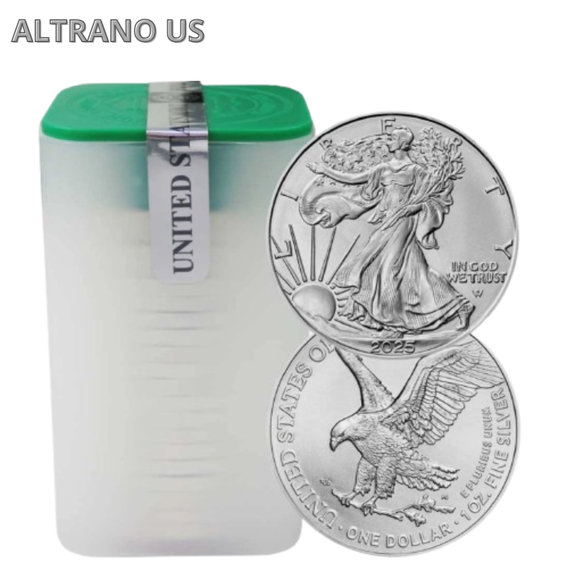 Roll of 20 - 2025 American Silver Collectible Eagle Coins 1 oz – Uncirculated Display Edition