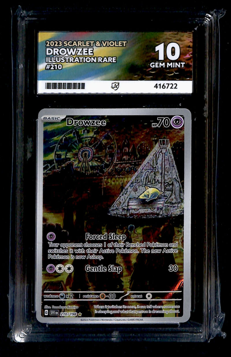 Drowzee Illustration Rare S&V Base 210/198, ACE 10 Pokemon Card