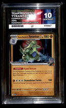 Team Rockets Tyranitar Cosmos Holo Destined Rivals 096/182, ACE 10 Pokemon Card