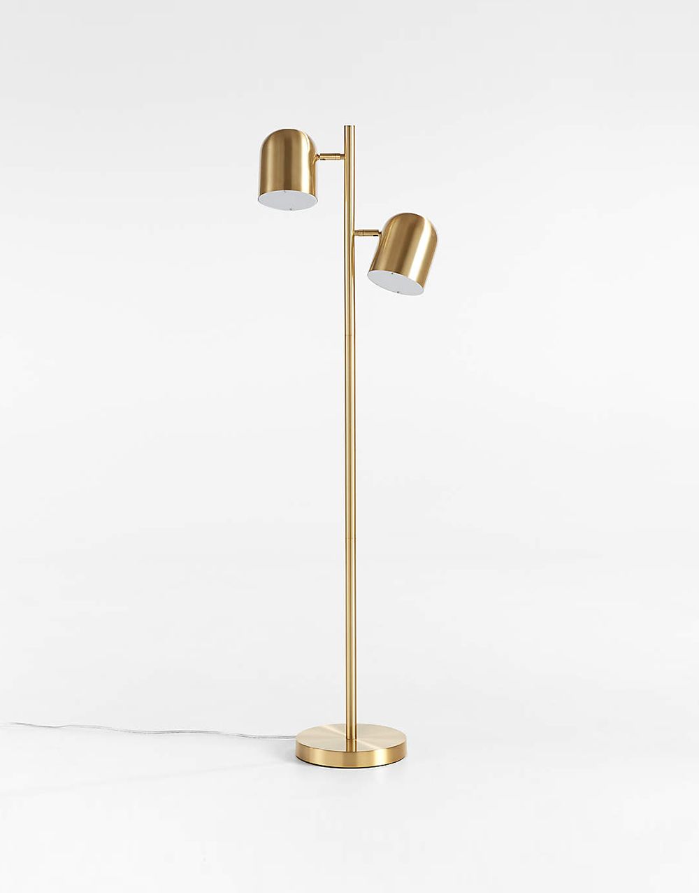 Led Adjustable Brass Floor Lamp